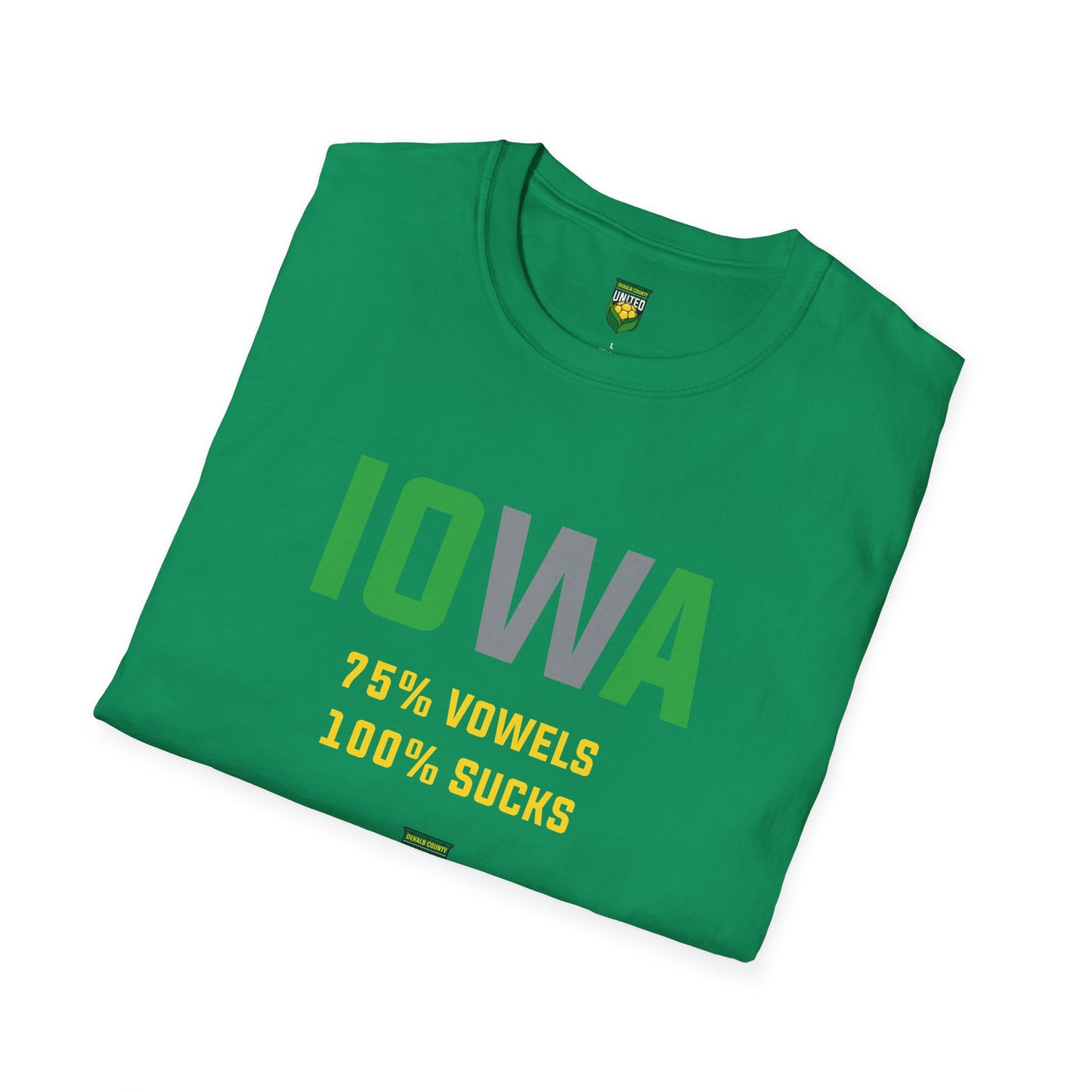 DKCU Iowa Sucks Graphic Unisex Shirt