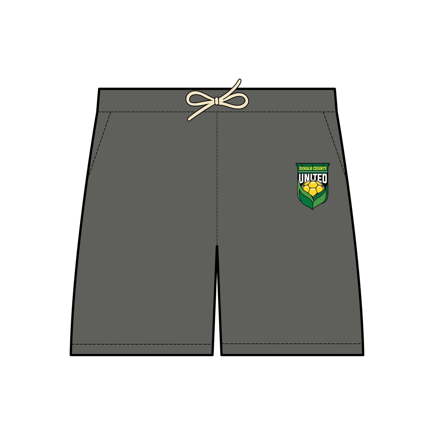 DKCU Casual Sports Fleece Sweat Shorts