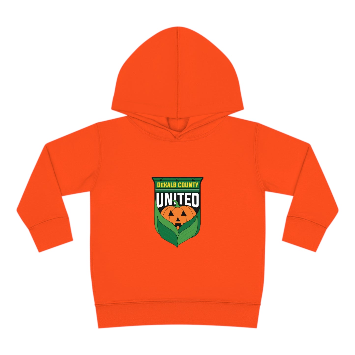 DKCU Halloween Pumpkin Toddler Pullover Fleece Hoodie