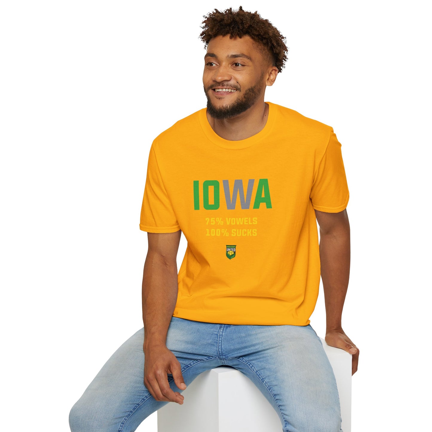 DKCU Iowa Sucks Graphic Unisex Shirt