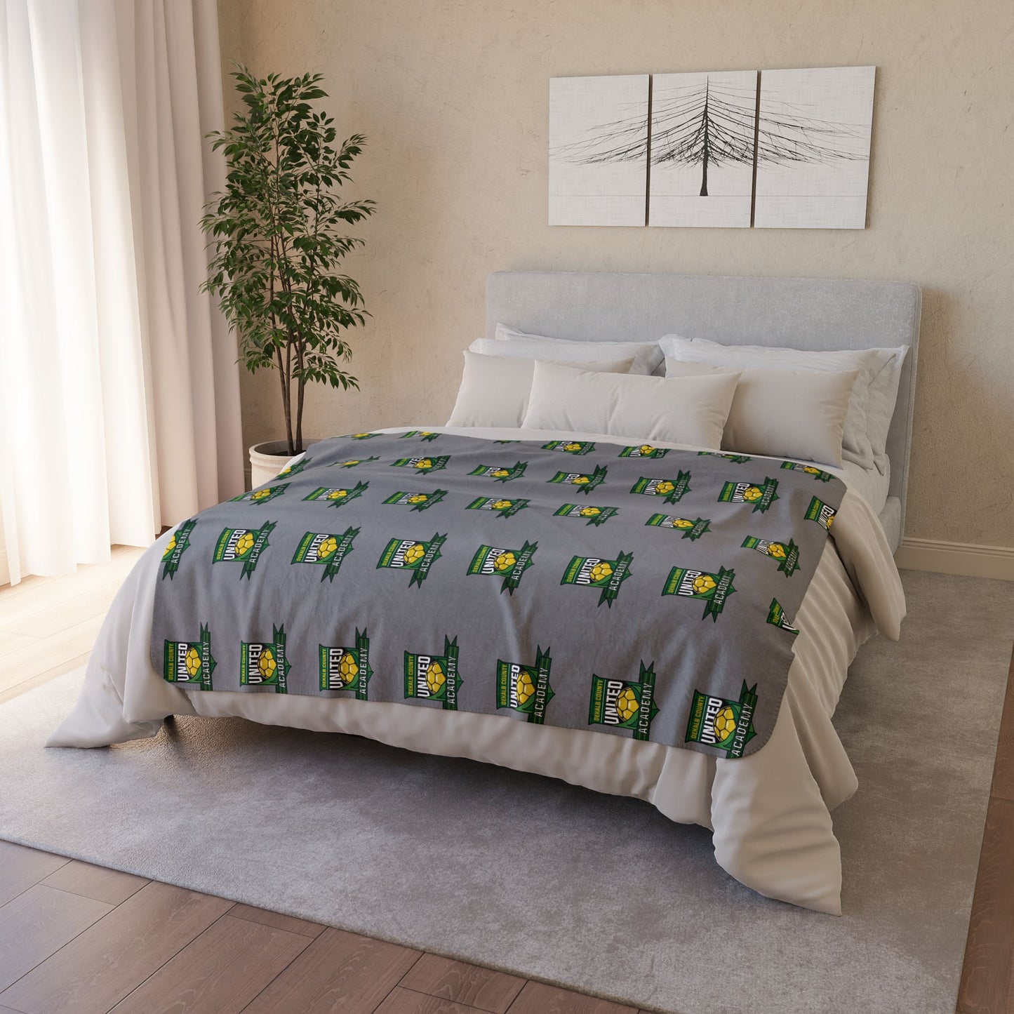 DKCU Academy Fleece Sherpa Blanket