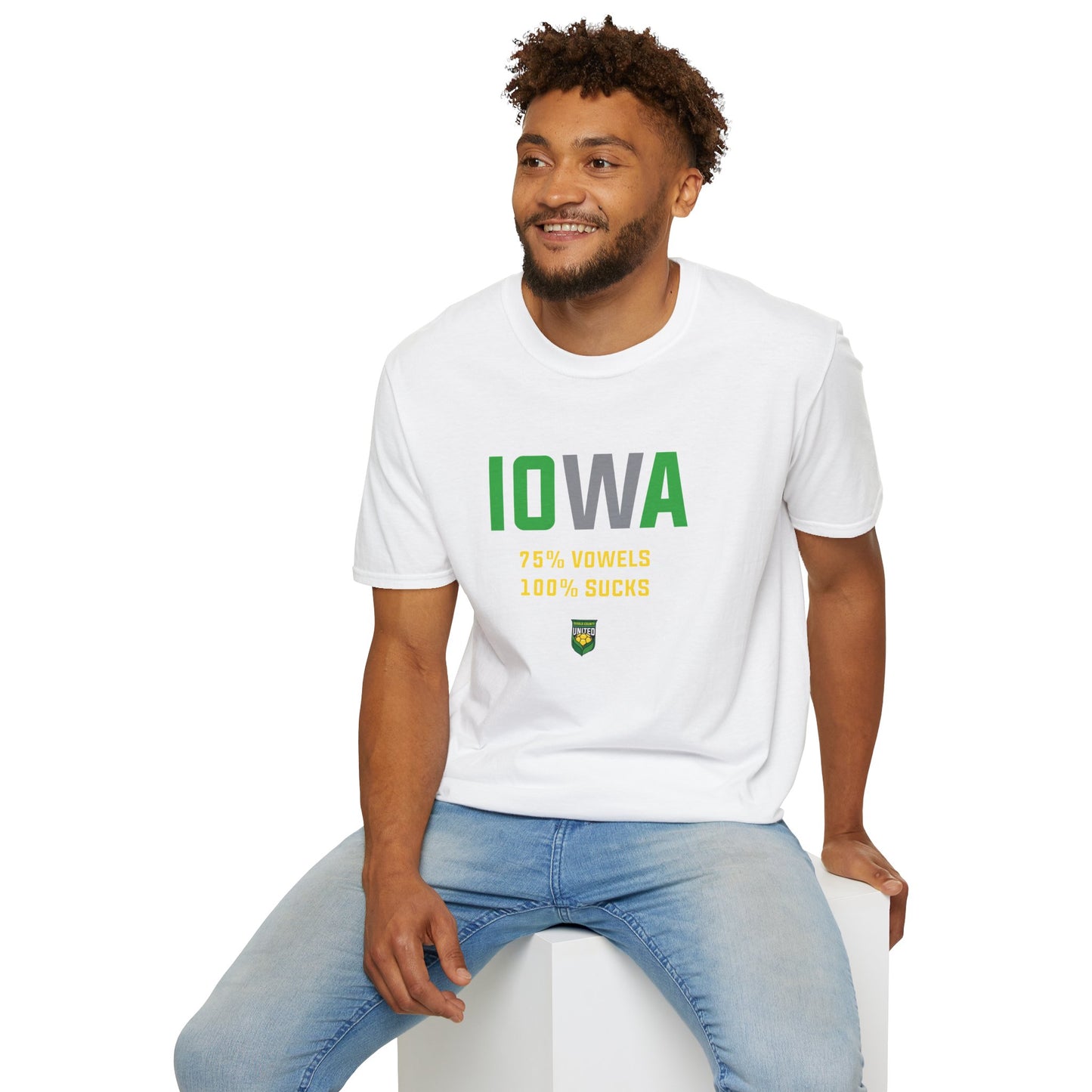 DKCU Iowa Sucks Graphic Unisex Shirt
