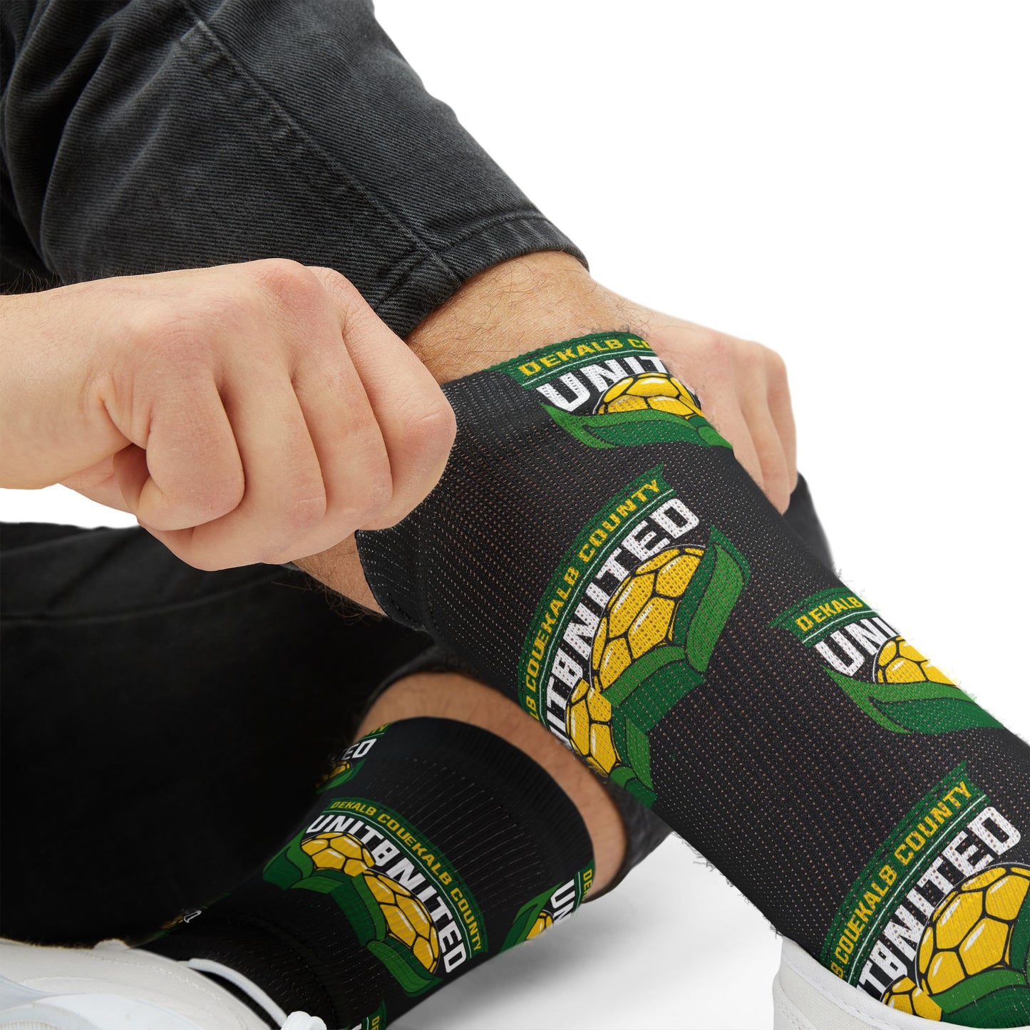 DeKalb County United Logo Crew Socks