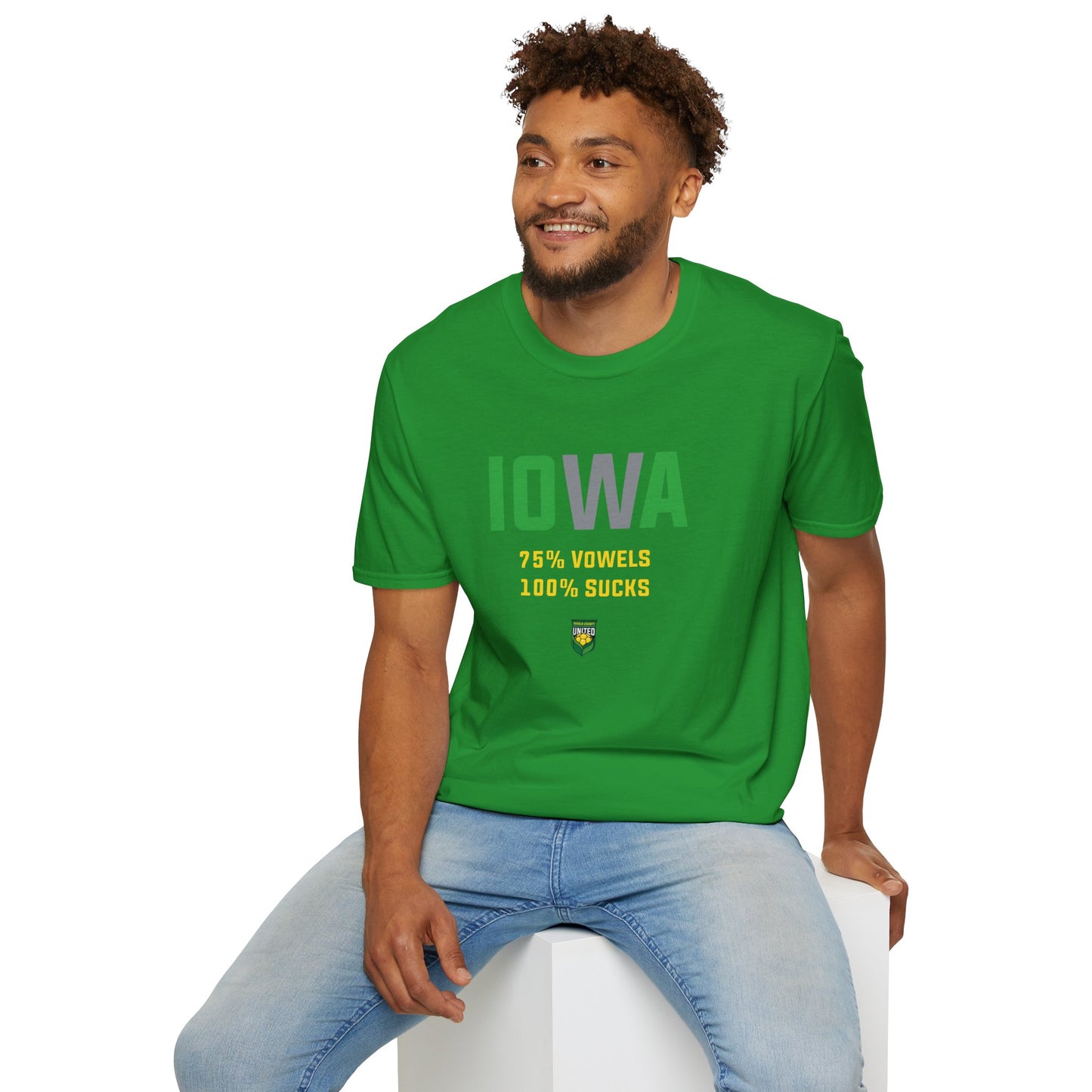 DKCU Iowa Sucks Graphic Unisex Shirt