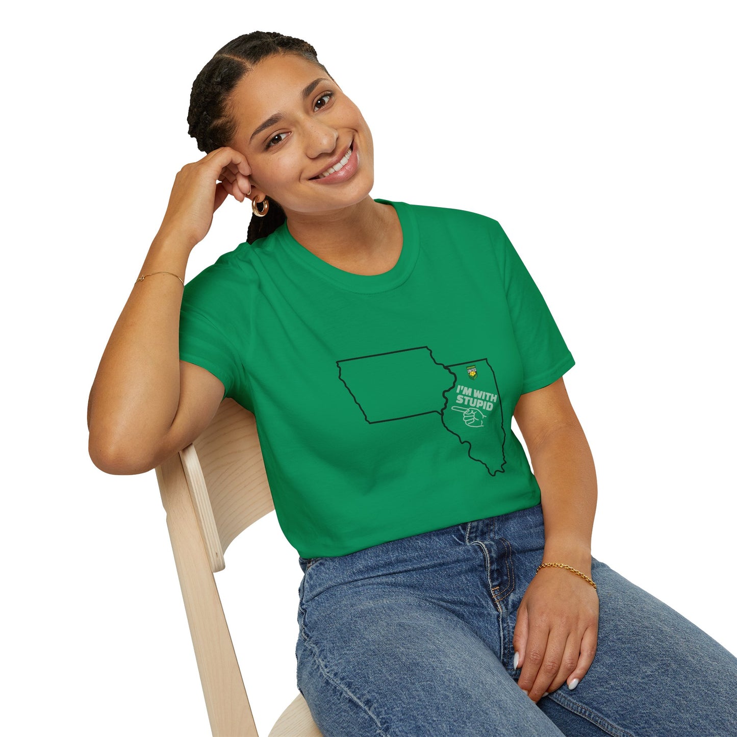 DKCU I'm with Stupid Unisex Shirt