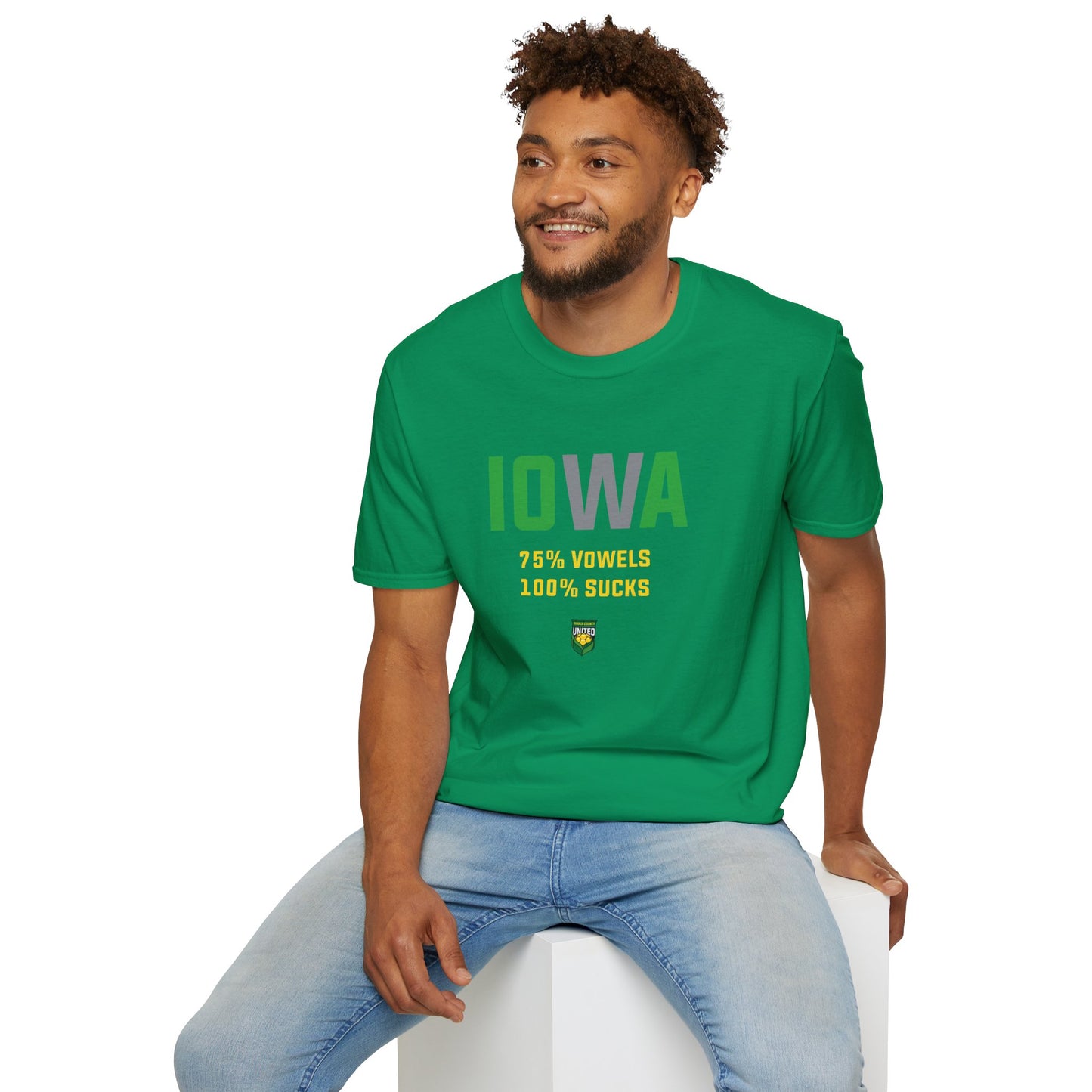DKCU Iowa Sucks Graphic Unisex Shirt