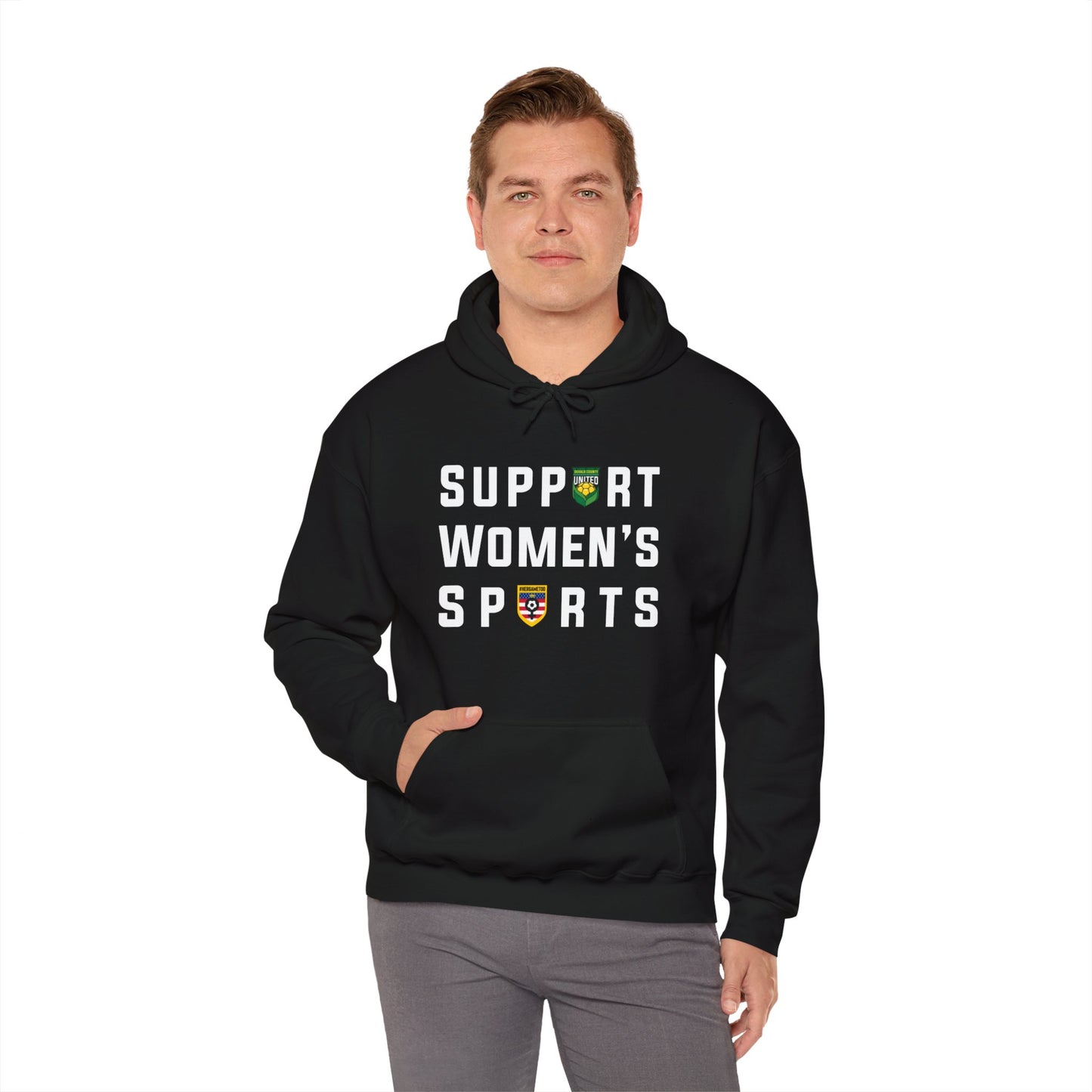 DKCU x HGTUSA Support Women Soccer Unisex Hooded Sweatshirt