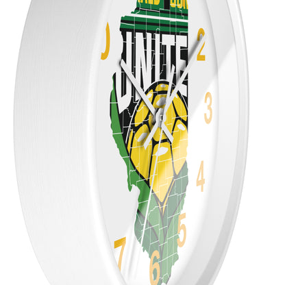 DKCU Illinois Outline Wall Clock