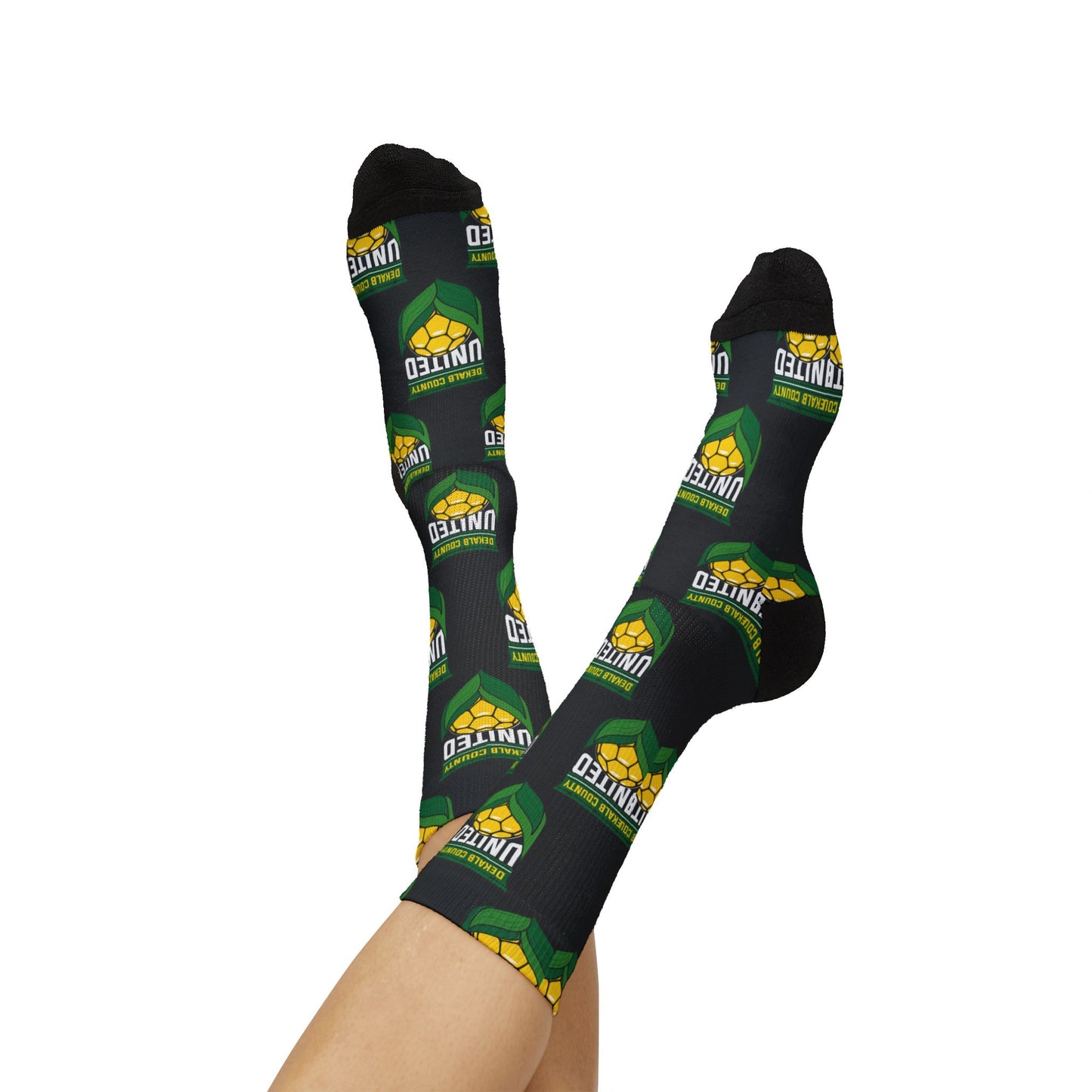 DeKalb County United Logo Crew Socks
