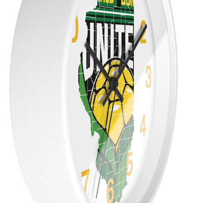 DKCU Illinois Outline Wall Clock