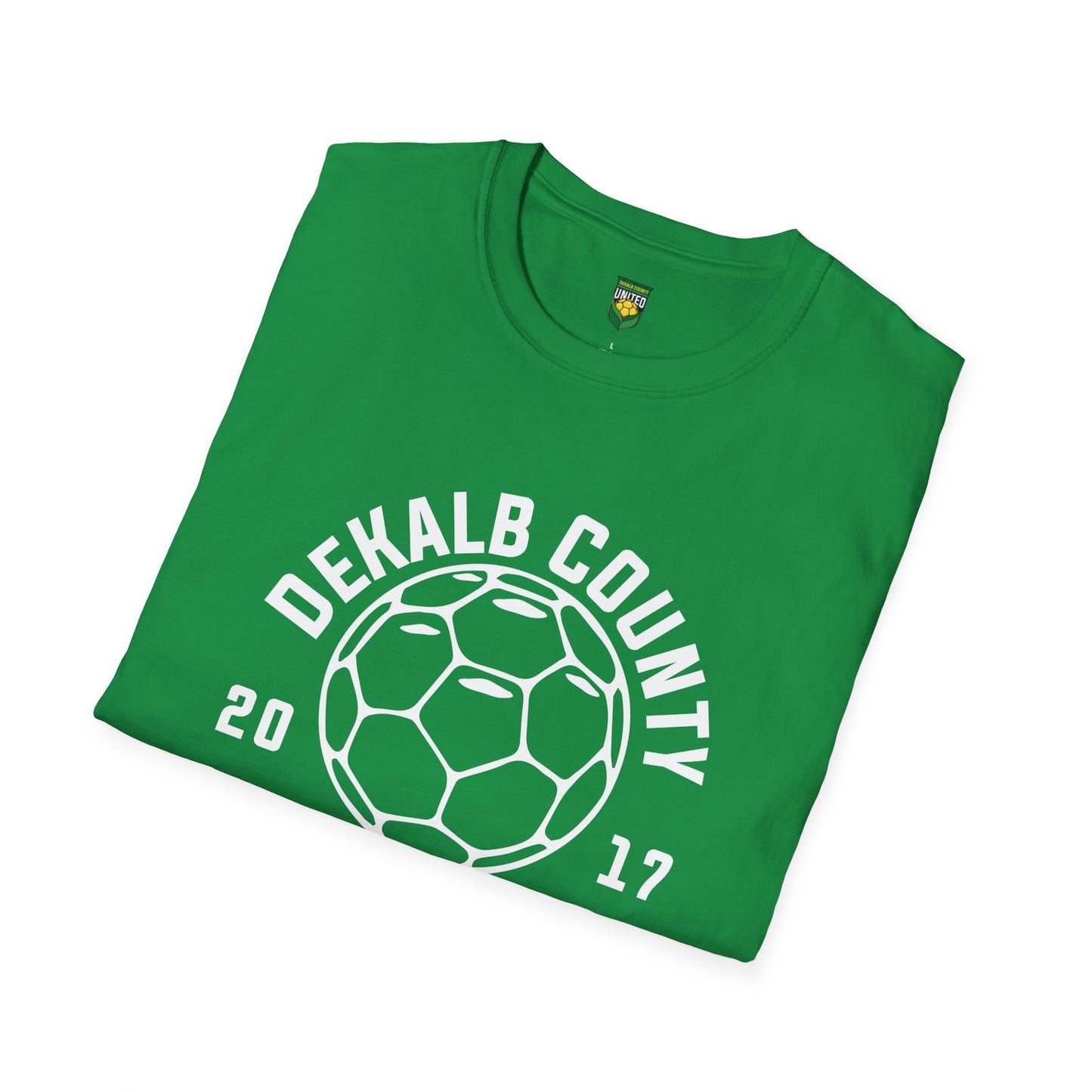 DKCU Soccer Ball Outline Unisex Softstyle T-Shirt