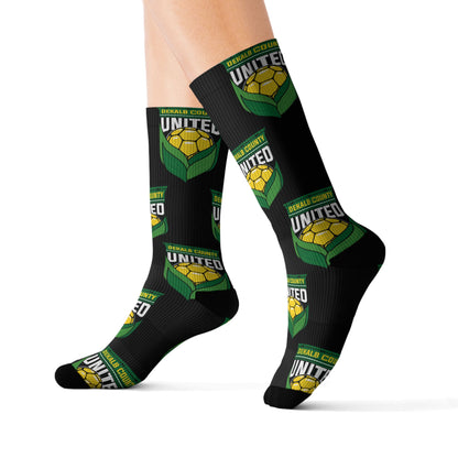 DeKalb County United Logo Crew Socks