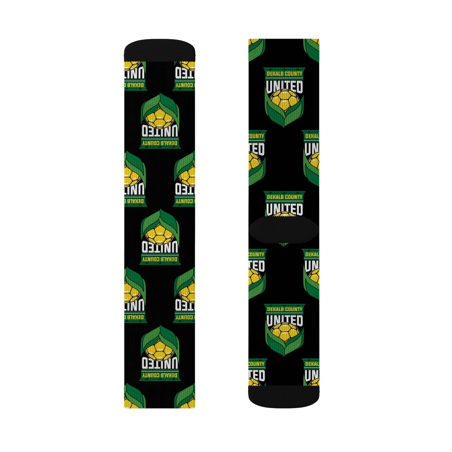 DeKalb County United Logo Crew Socks
