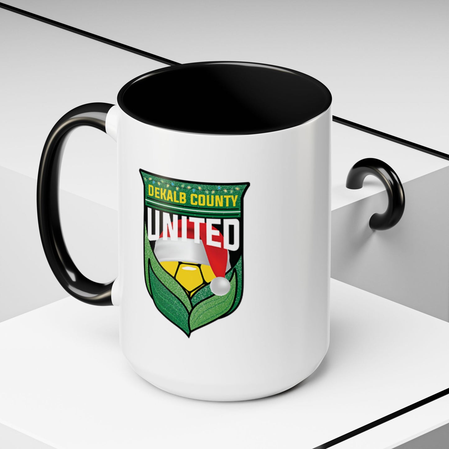 DeKalb County United Christmas Accent Coffee Mug (11/15 oz)