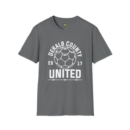 DKCU Soccer Ball Outline Unisex Softstyle T-Shirt