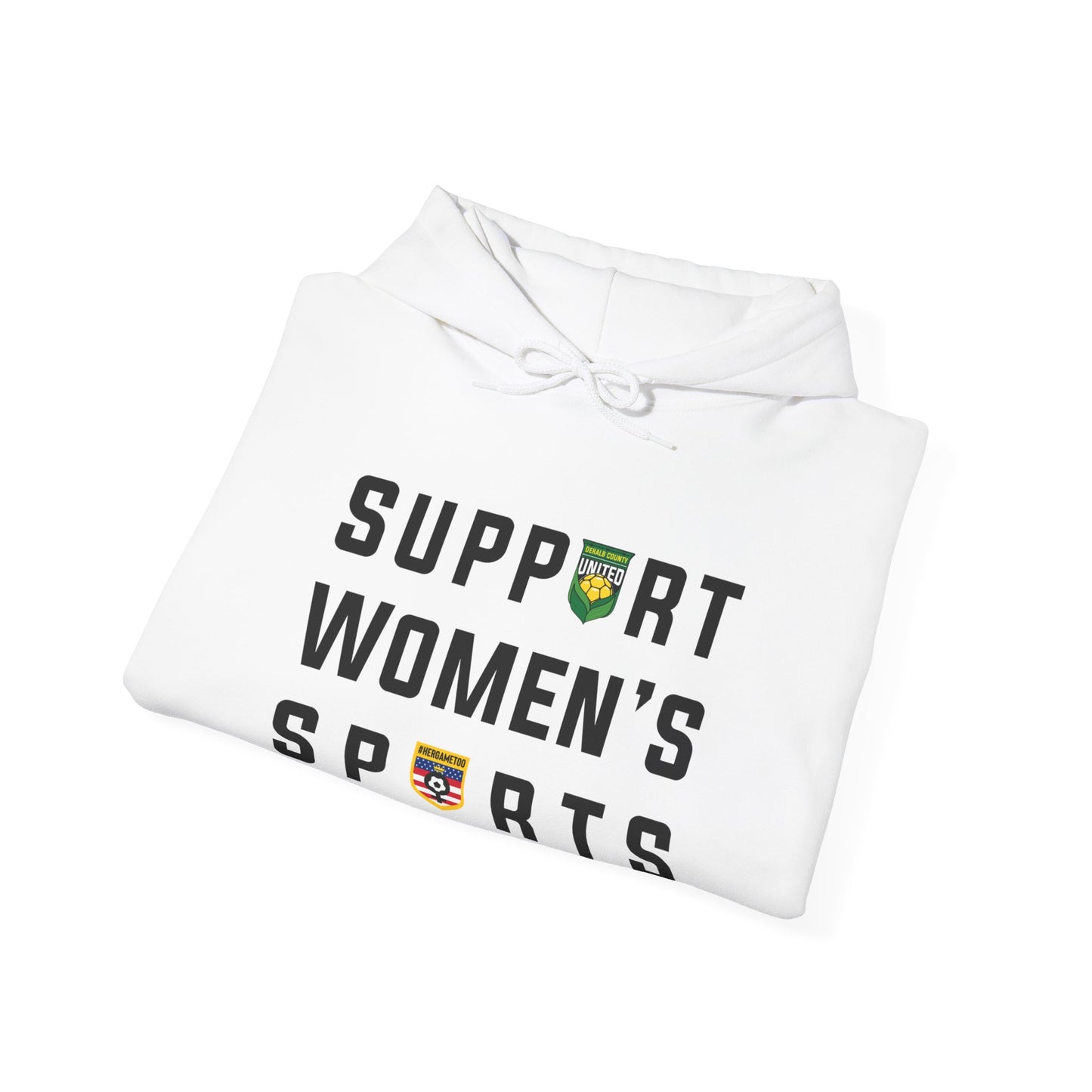 DKCU x HGTUSA Support Women Soccer Unisex Hooded Sweatshirt