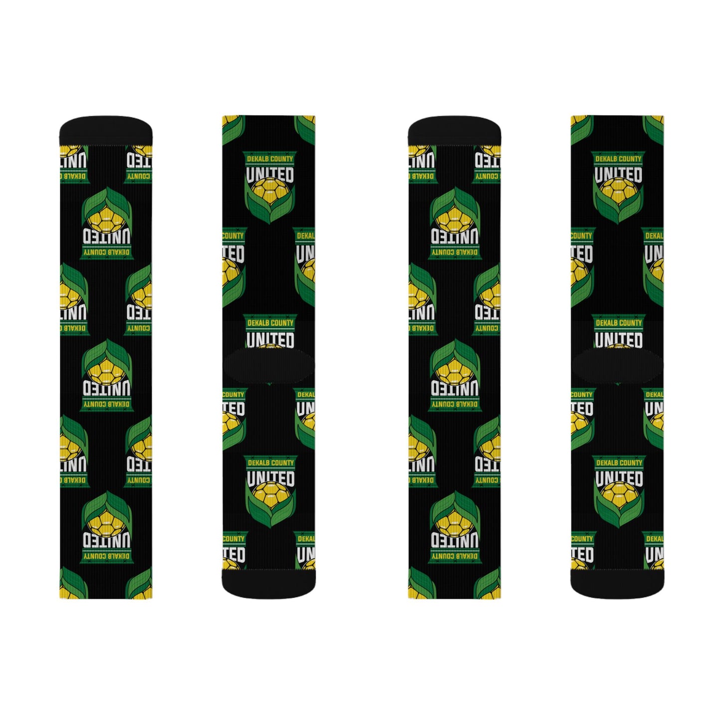 DeKalb County United Logo Crew Socks