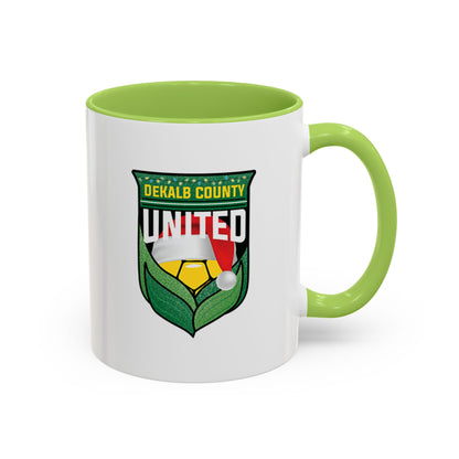 DeKalb County United Christmas Accent Coffee Mug (11/15 oz)