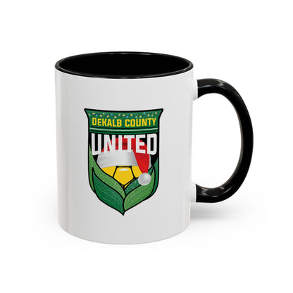 DeKalb County United Christmas Accent Coffee Mug (11/15 oz)