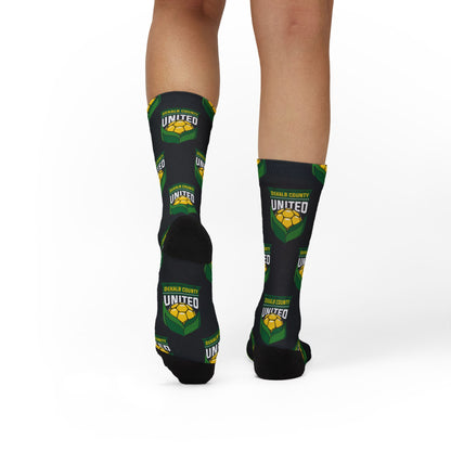 DeKalb County United Logo Crew Socks