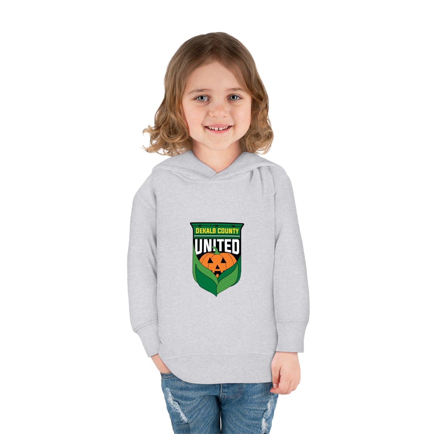 DKCU Halloween Pumpkin Toddler Pullover Fleece Hoodie