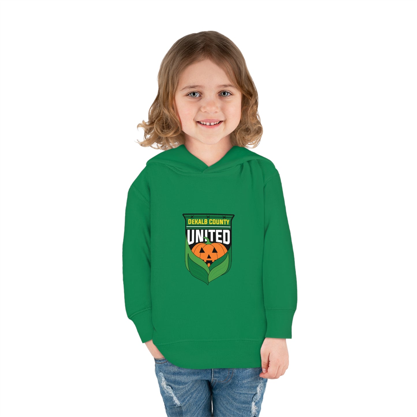 DKCU Halloween Pumpkin Toddler Pullover Fleece Hoodie