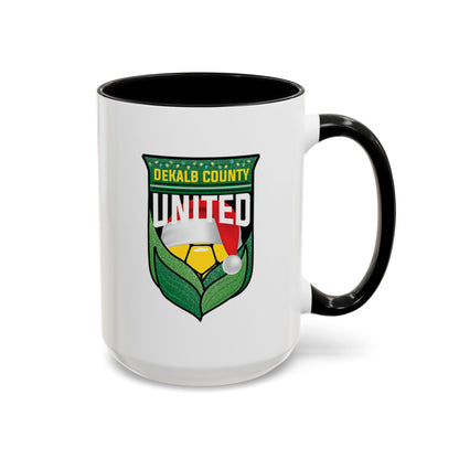 DeKalb County United Christmas Accent Coffee Mug (11/15 oz)