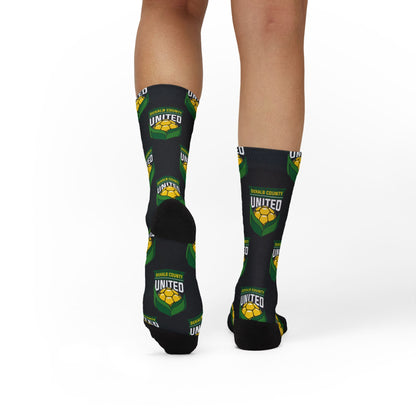 DeKalb County United Logo Crew Socks