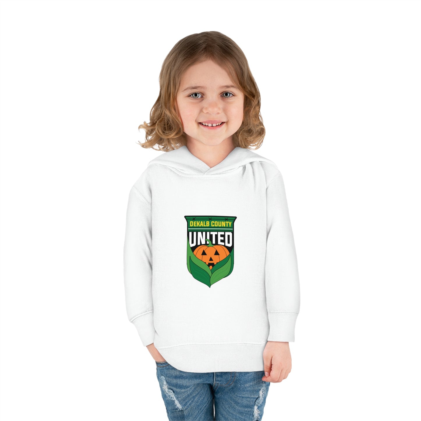 DKCU Halloween Pumpkin Toddler Pullover Fleece Hoodie