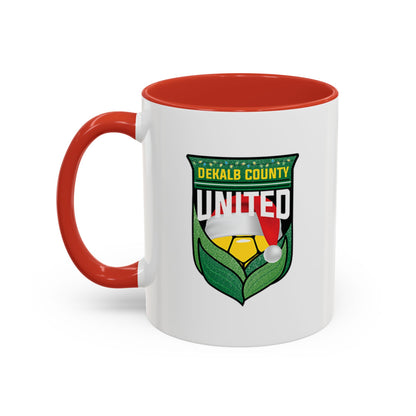 DeKalb County United Christmas Accent Coffee Mug (11/15 oz)