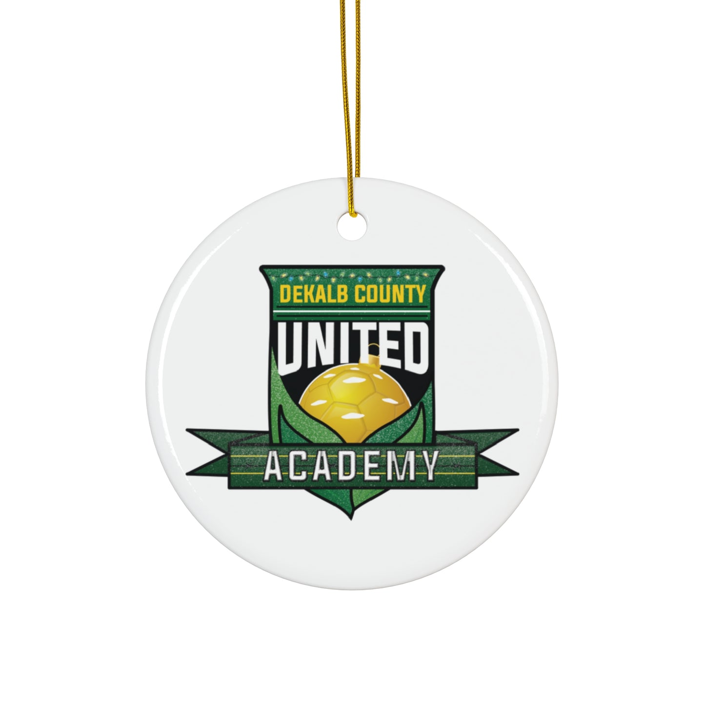 DKCU Academy Ceramic Christmas Ornament