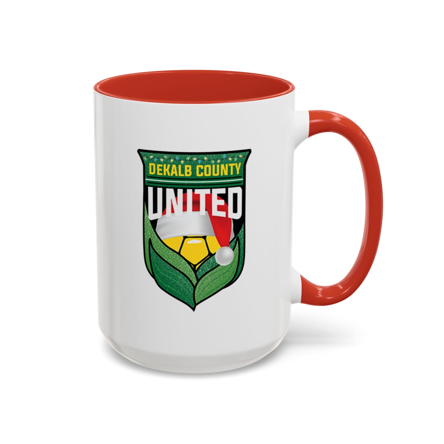 DeKalb County United Christmas Accent Coffee Mug (11/15 oz)