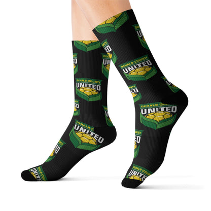 DeKalb County United Logo Crew Socks
