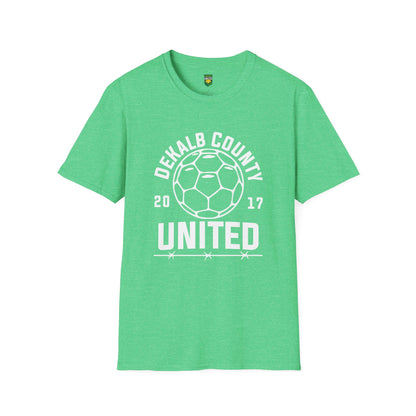 DKCU Soccer Ball Outline Unisex Softstyle T-Shirt