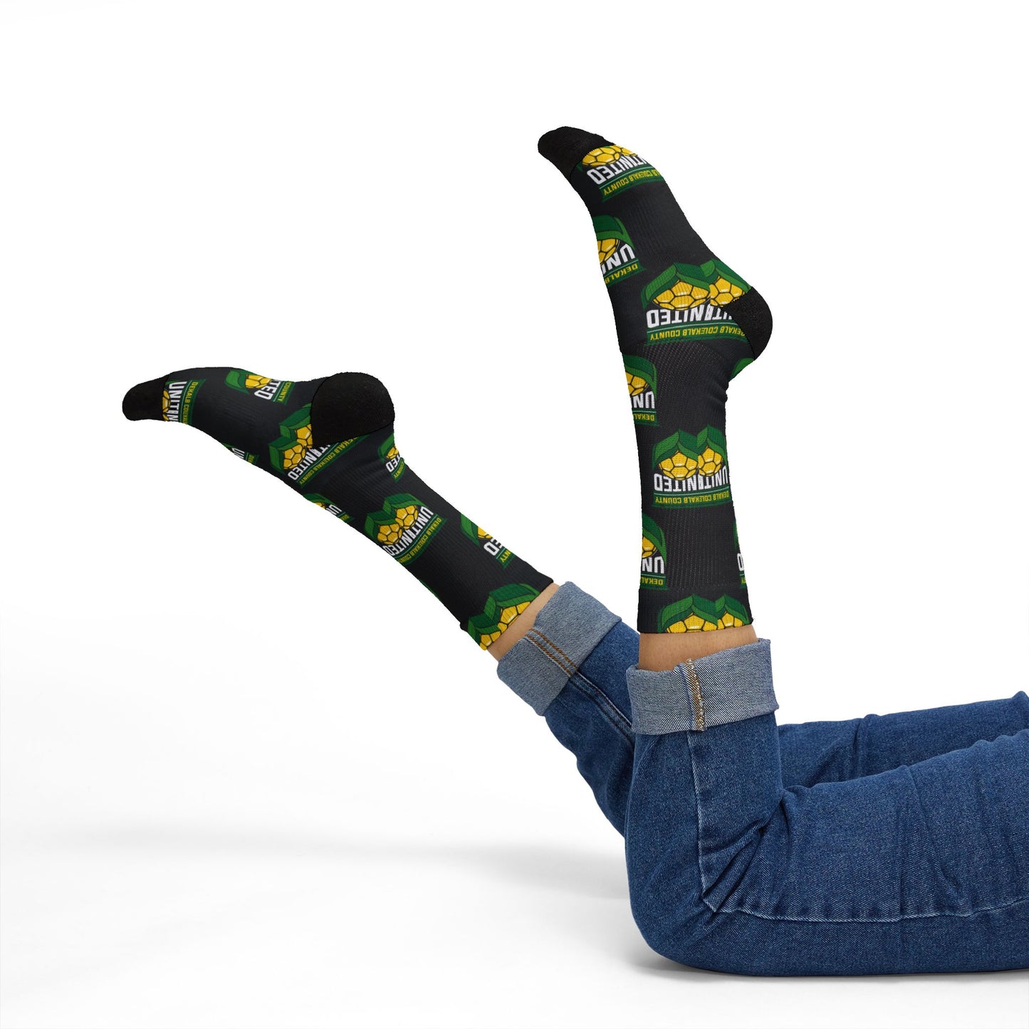 DeKalb County United Logo Crew Socks
