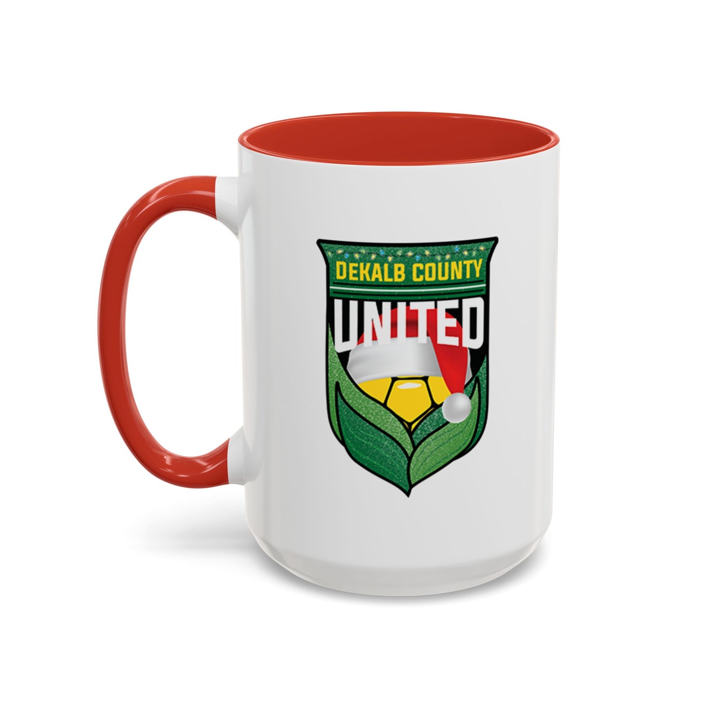 DeKalb County United Christmas Accent Coffee Mug (11/15 oz)