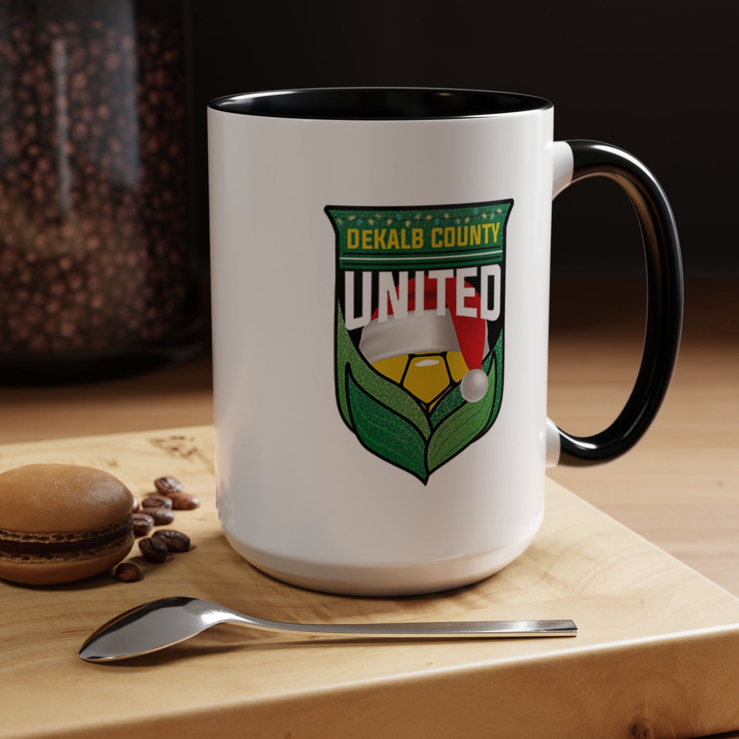 DeKalb County United Christmas Accent Coffee Mug (11/15 oz)