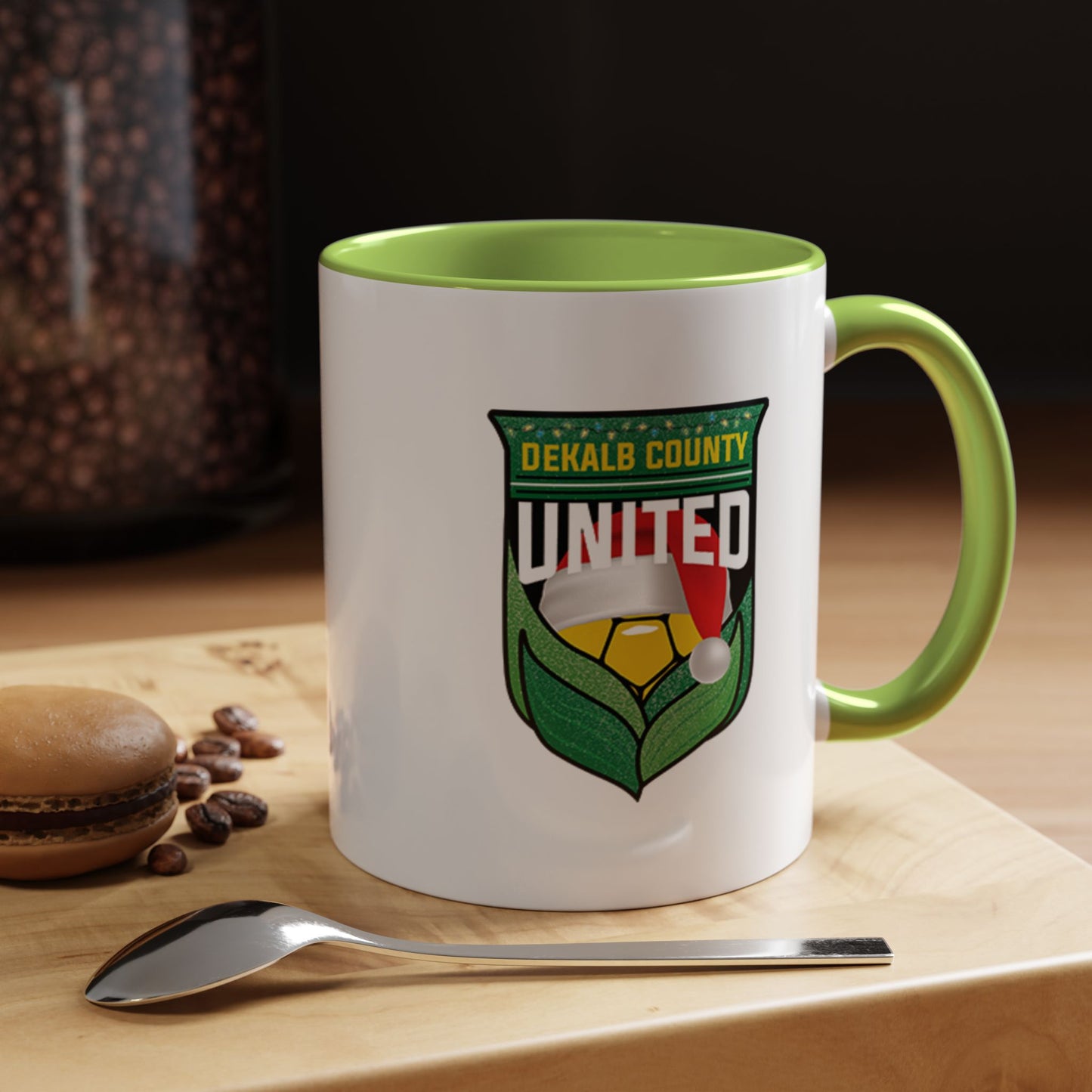 DeKalb County United Christmas Accent Coffee Mug (11/15 oz)