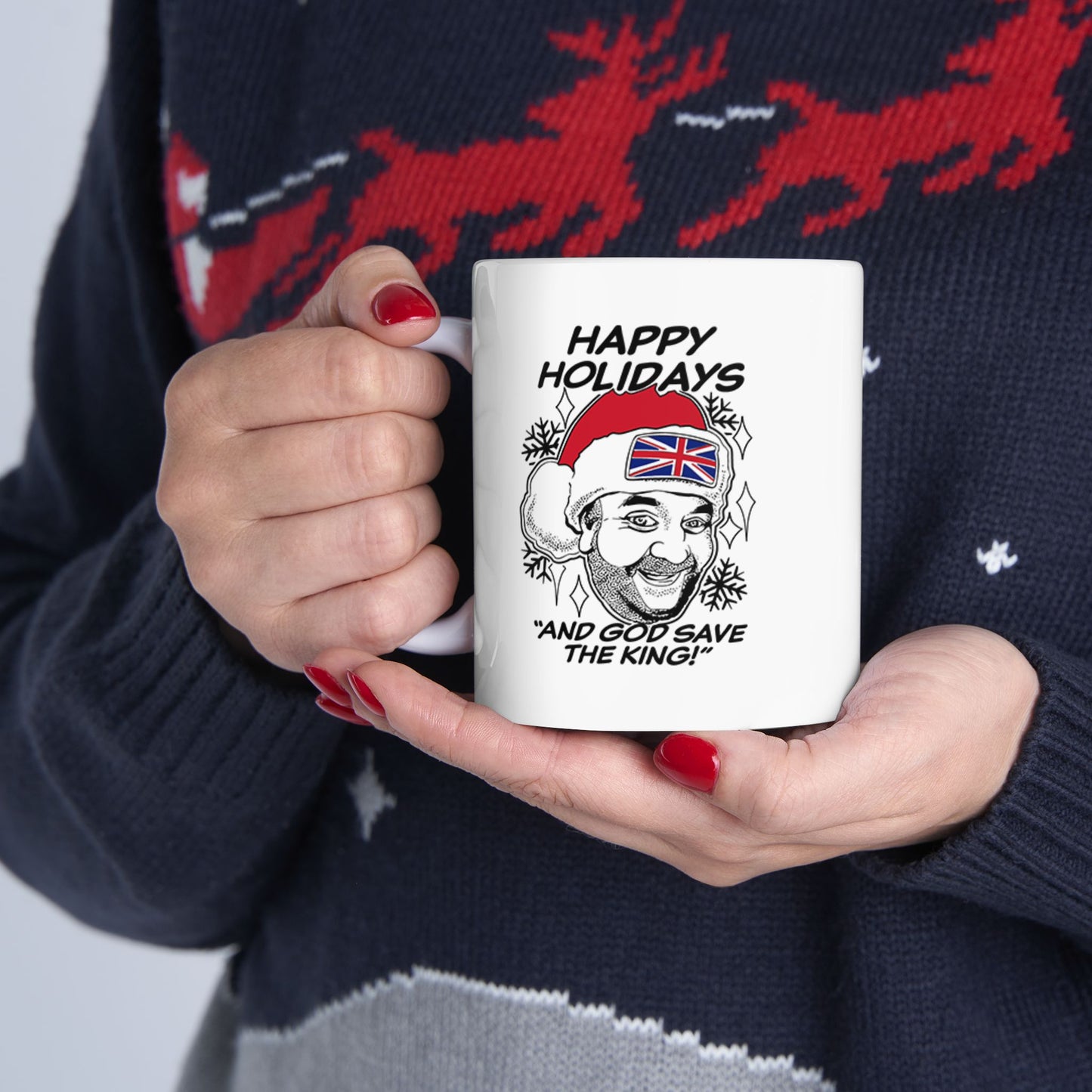 Christmas Nik Ceramic Mug (11 or 15 oz)