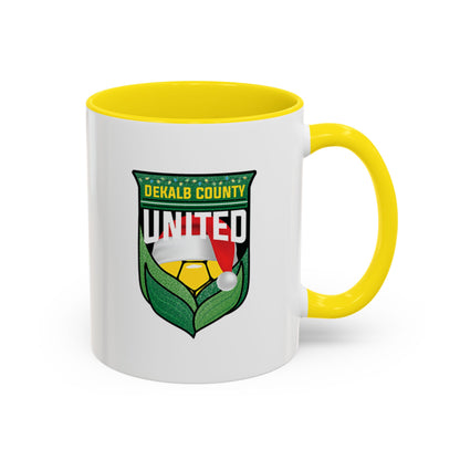 DeKalb County United Christmas Accent Coffee Mug (11/15 oz)