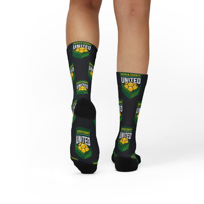 DeKalb County United Logo Crew Socks