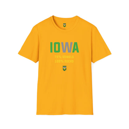 DKCU Iowa Sucks Graphic Unisex Shirt