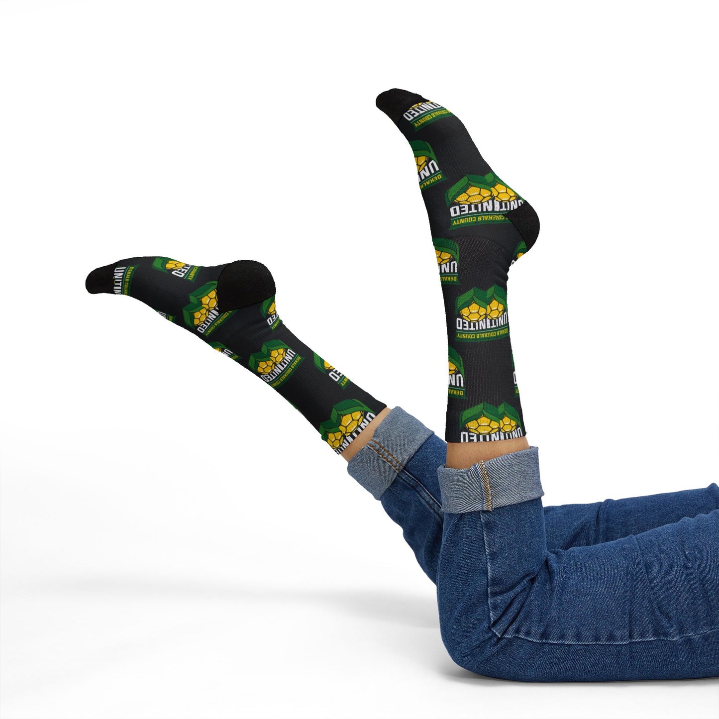 DeKalb County United Logo Crew Socks