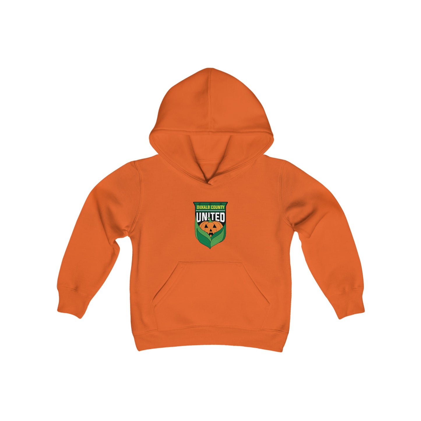 DKCU Halloween Pumpkin Youth Heavy Blend Hooded Sweatshirt