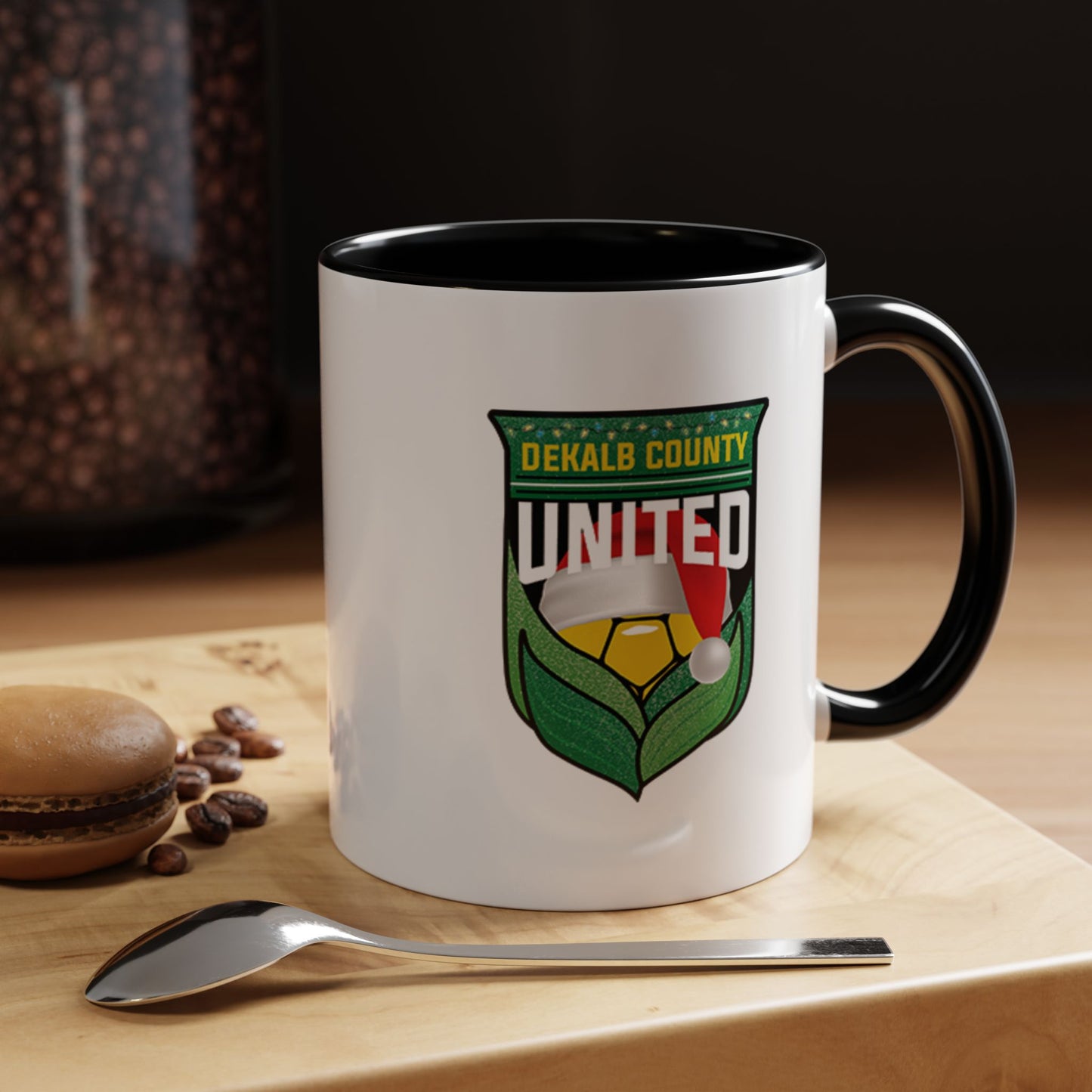 DeKalb County United Christmas Accent Coffee Mug (11/15 oz)