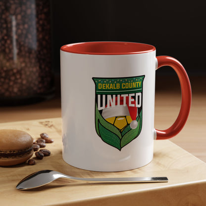 DeKalb County United Christmas Accent Coffee Mug (11/15 oz)