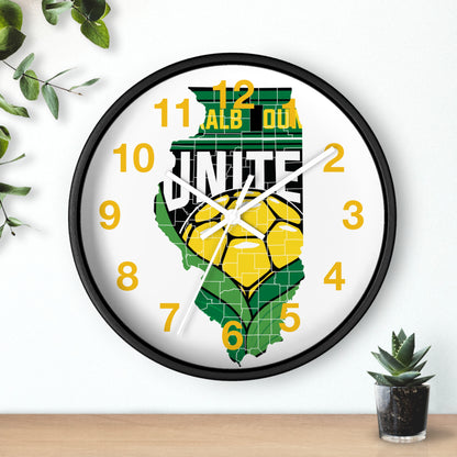 DKCU Illinois Outline Wall Clock