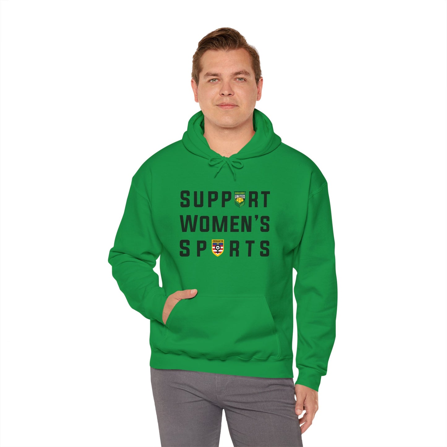 DKCU x HGTUSA Support Women Soccer Unisex Hooded Sweatshirt