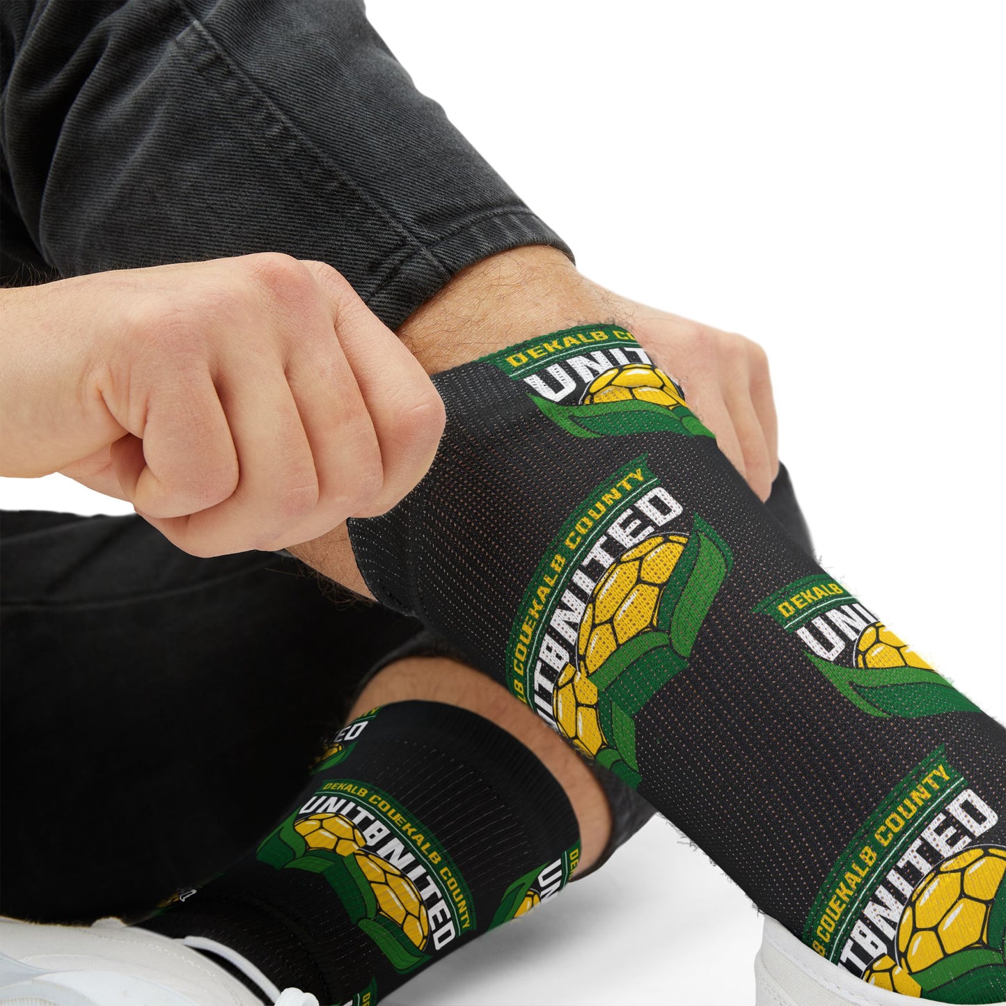 DeKalb County United Logo Crew Socks